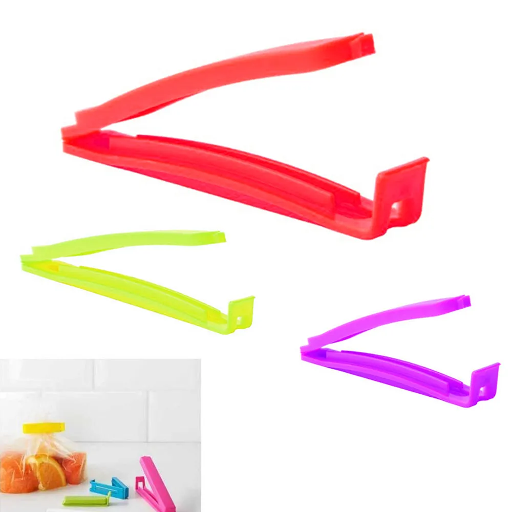 13 Pc Sealing Chip Clips Fresh Food Kitchen Storage Bags Organization Colors Set