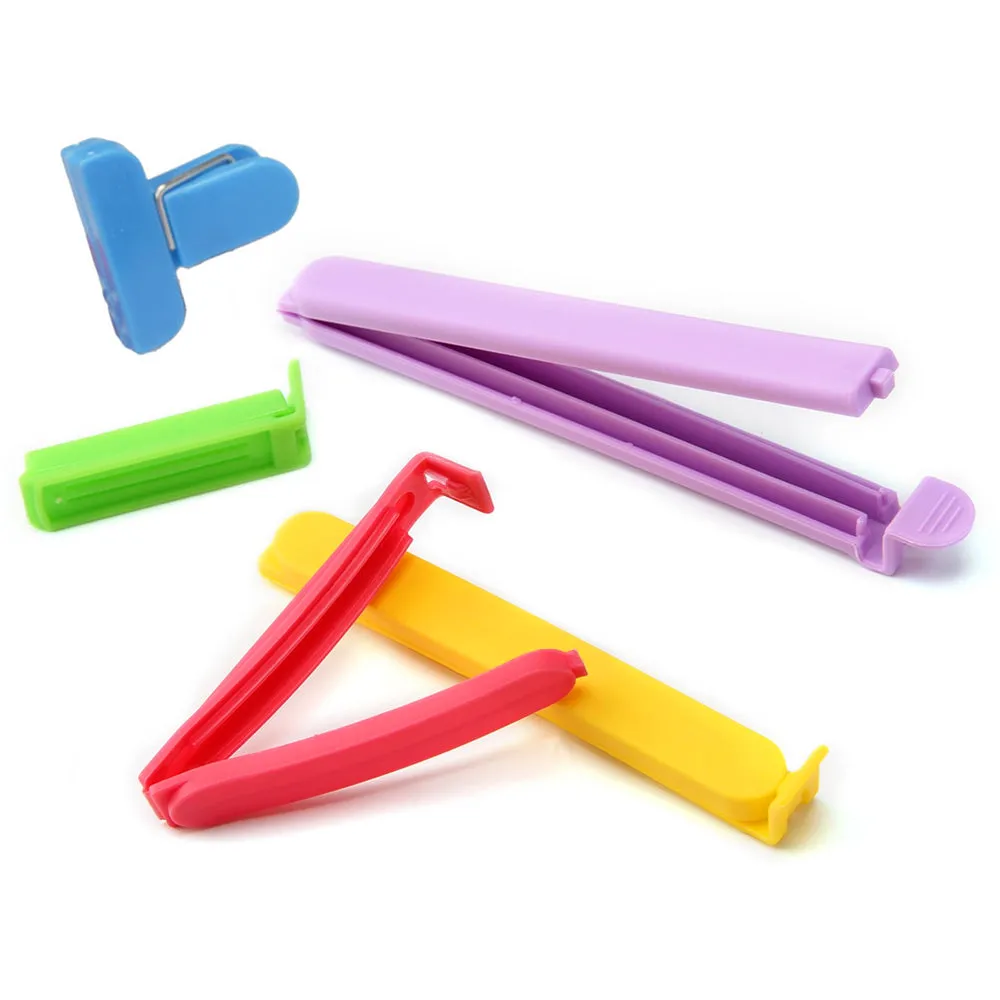 13 Pc Sealing Chip Clips Fresh Food Kitchen Storage Bags Organization Colors Set