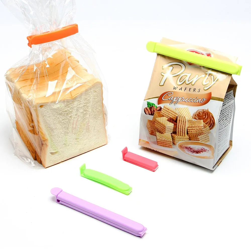 13 Pc Sealing Chip Clips Fresh Food Kitchen Storage Bags Organization Colors Set