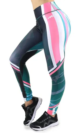7114 Maripily Women Activewear Print Legging