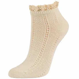 8 Pairs Fashion Women Ankle Socks Ruffle Fancy Retro Lace Princess Frilly 9-11