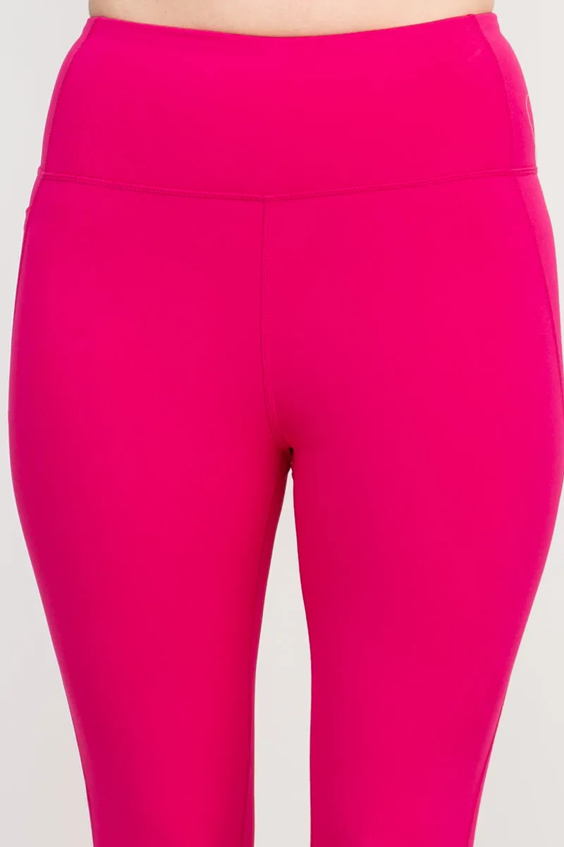 Activology Mid Waist 7-8 Interlock Legging with Side Pocket by Curated Brands