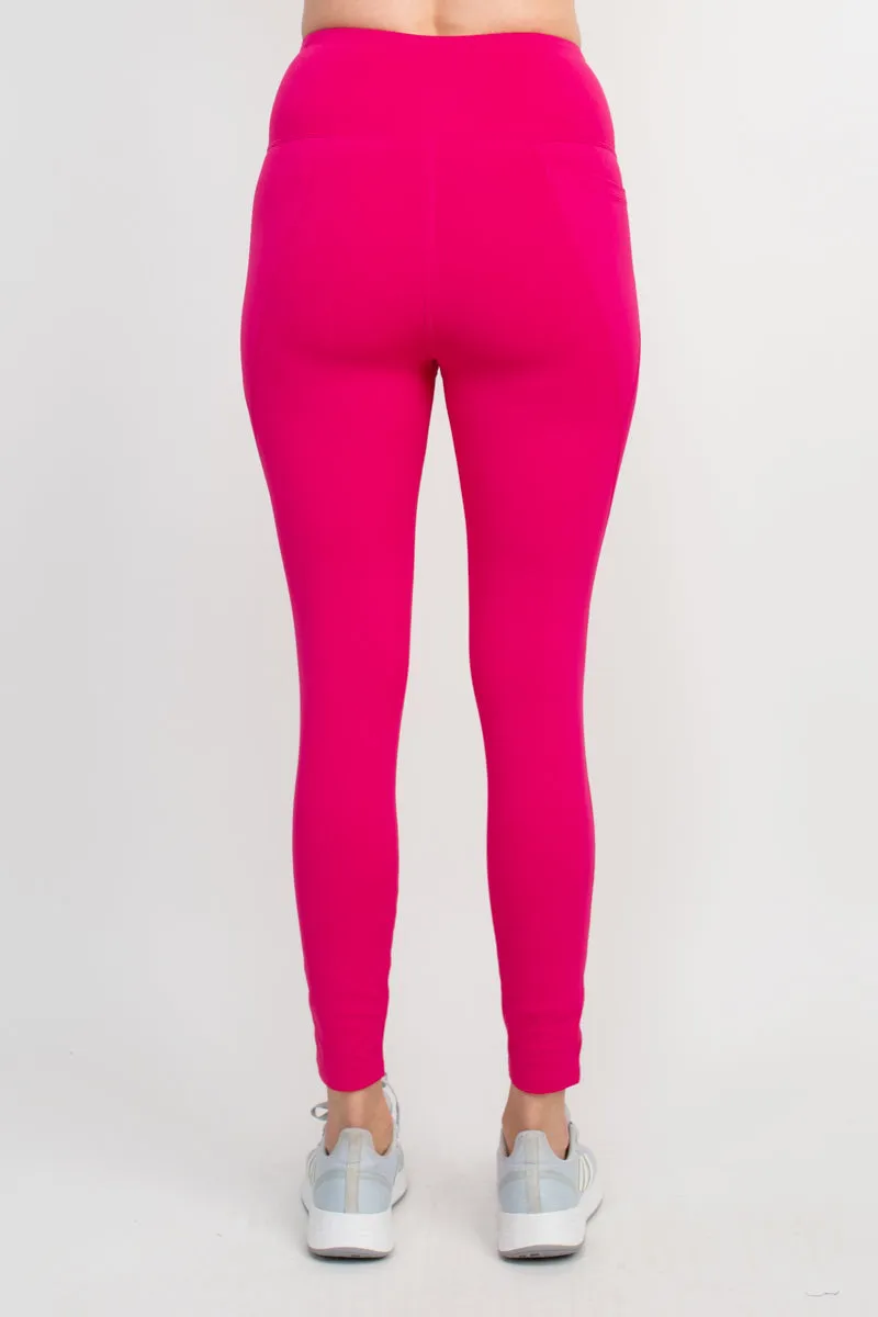 Activology Mid Waist 7-8 Interlock Legging with Side Pocket by Curated Brands