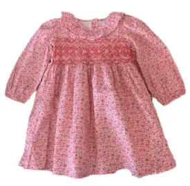 Caroline Smocked Floral Dress