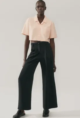 CDC Pleated Pants Black