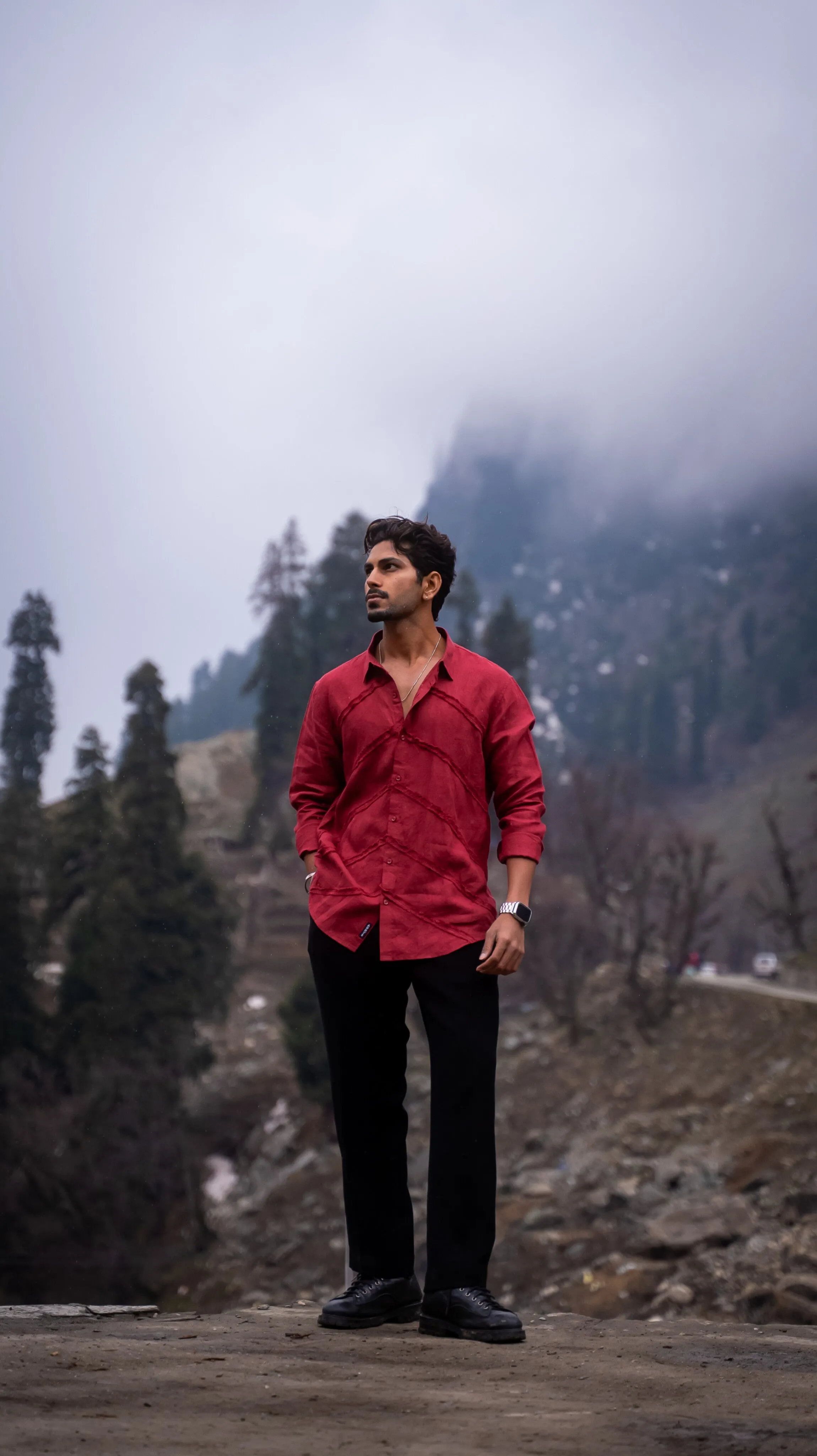 Ember Ridge Pure Linen Designer Shirt