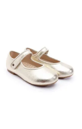 Gold Lady Jane Shoes