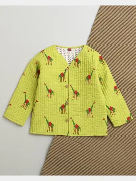 Green Triangle- Reversible Jacket