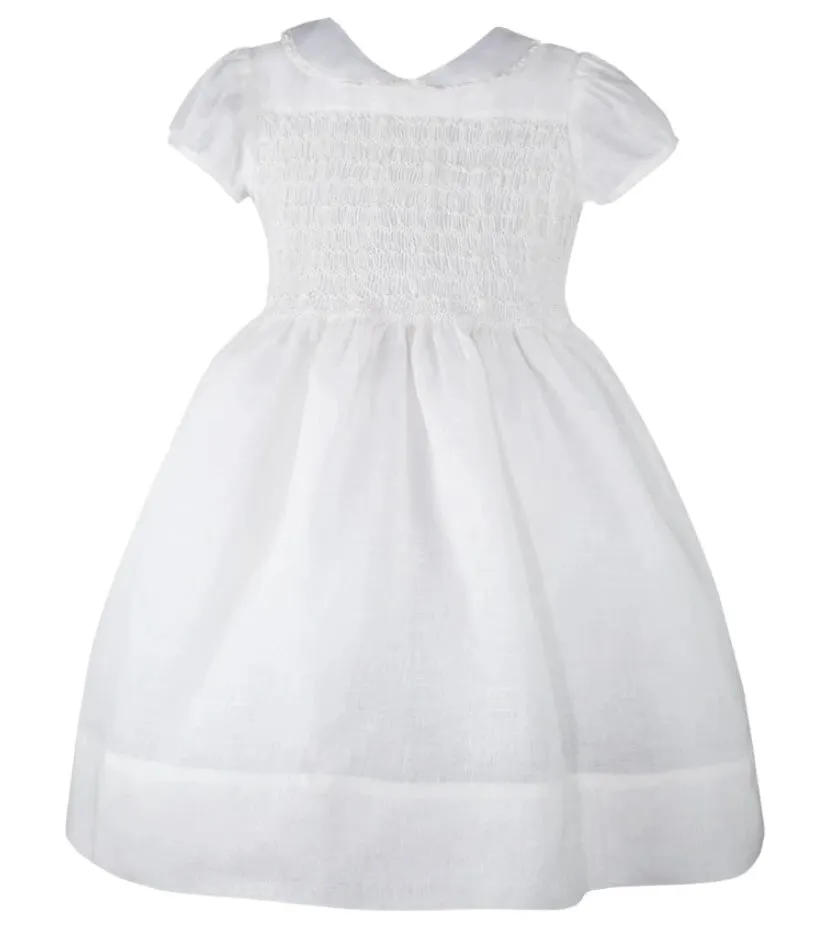Heirloom Handsmocked Silk Dress