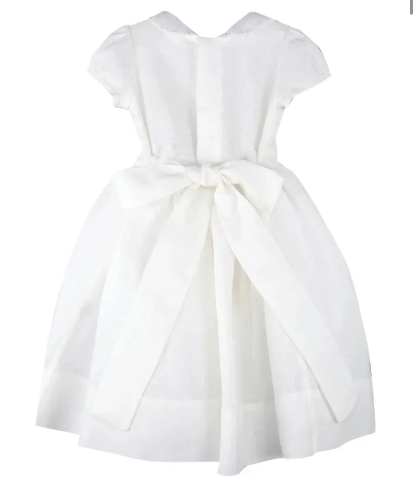 Heirloom Handsmocked Silk Dress