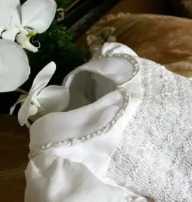 Heirloom Handsmocked Silk Dress