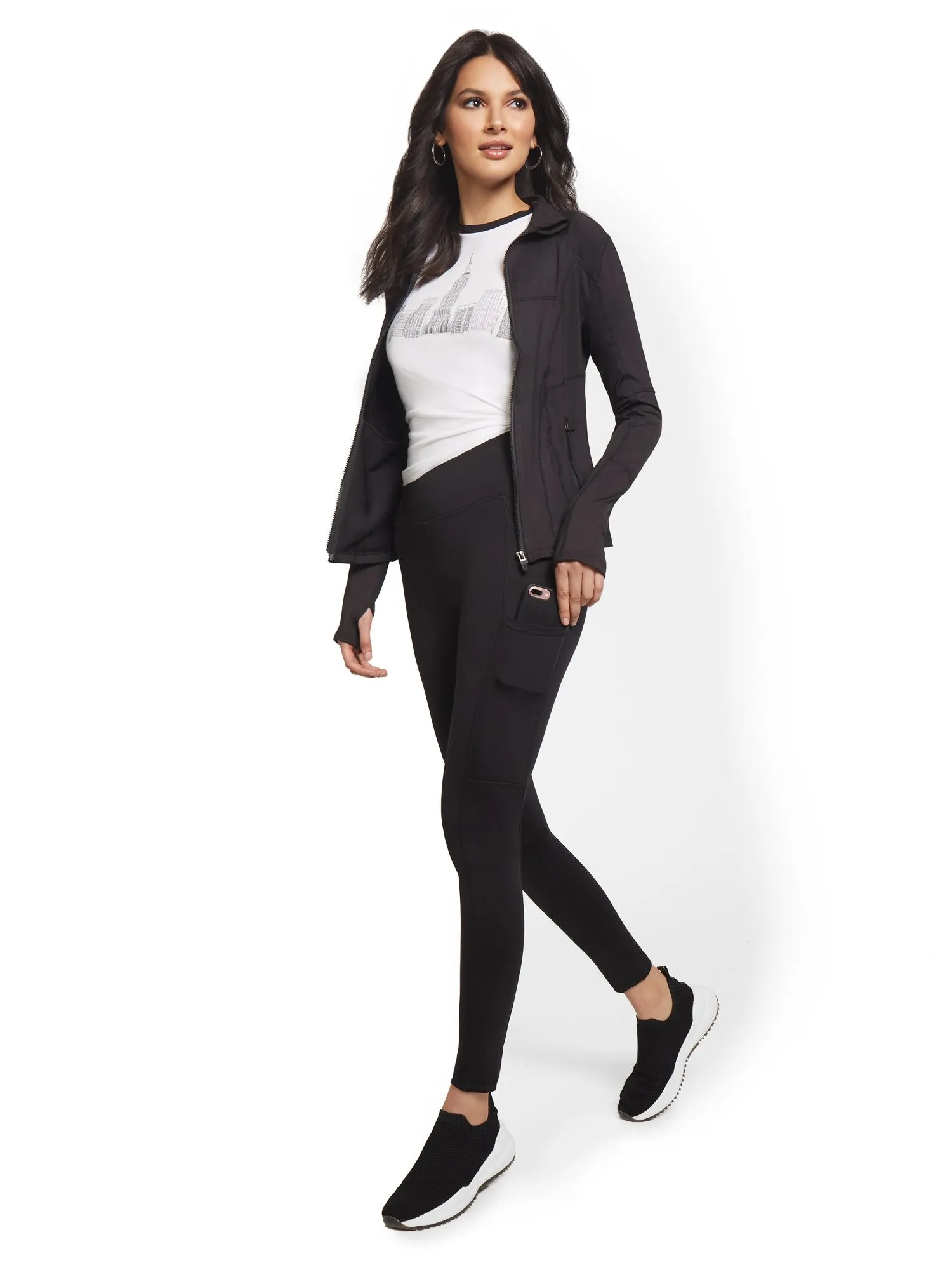 High-Waisted Side Pocket Legging