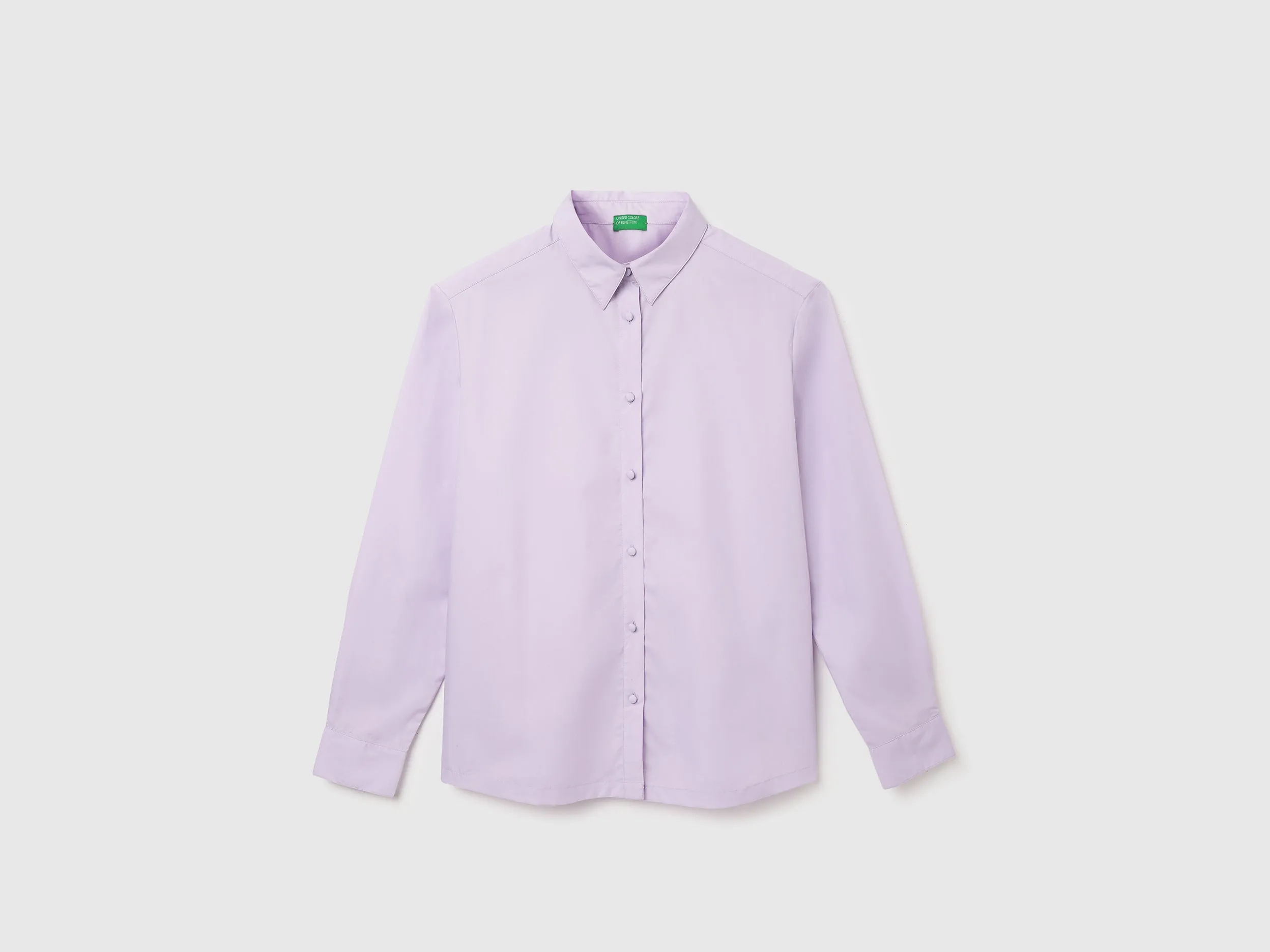 Regular Fit Spread Collar Solid Shirts
