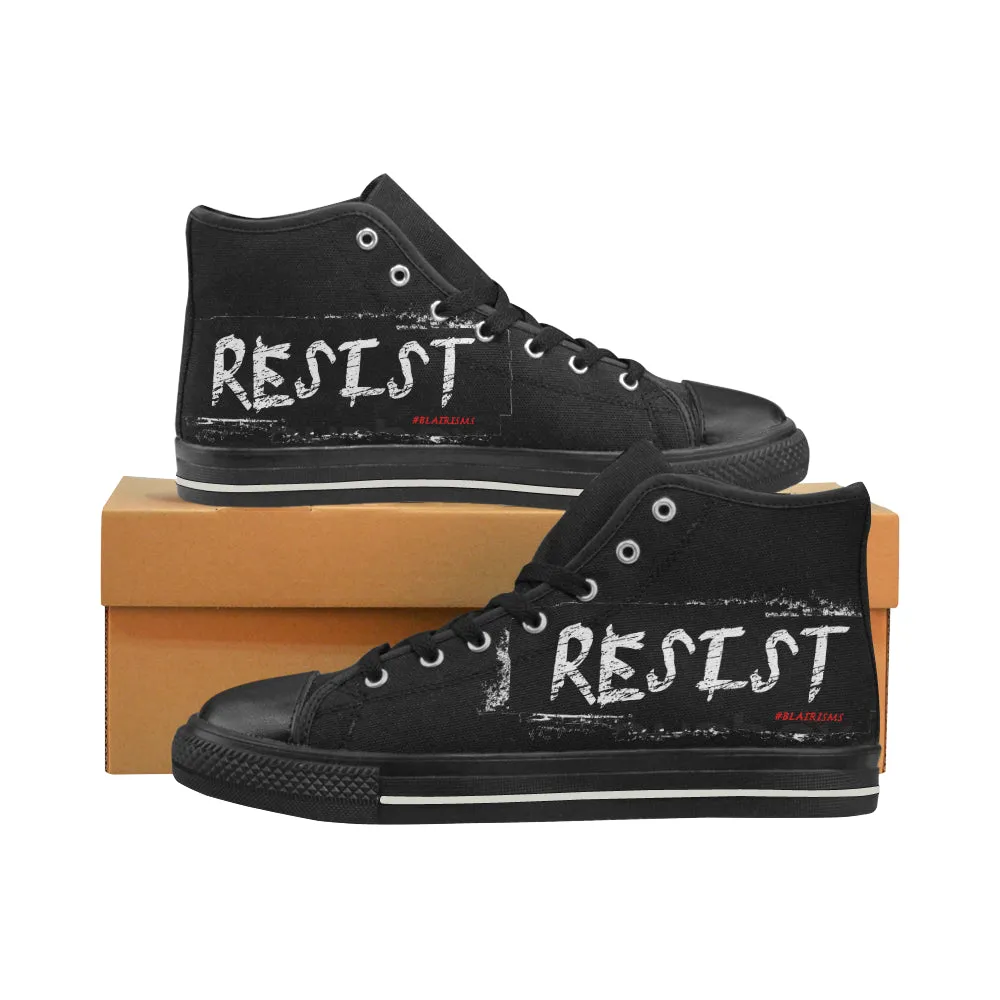 RESIST MEN'S LARGE HI-TOP SHOES (SIZE 13-14)