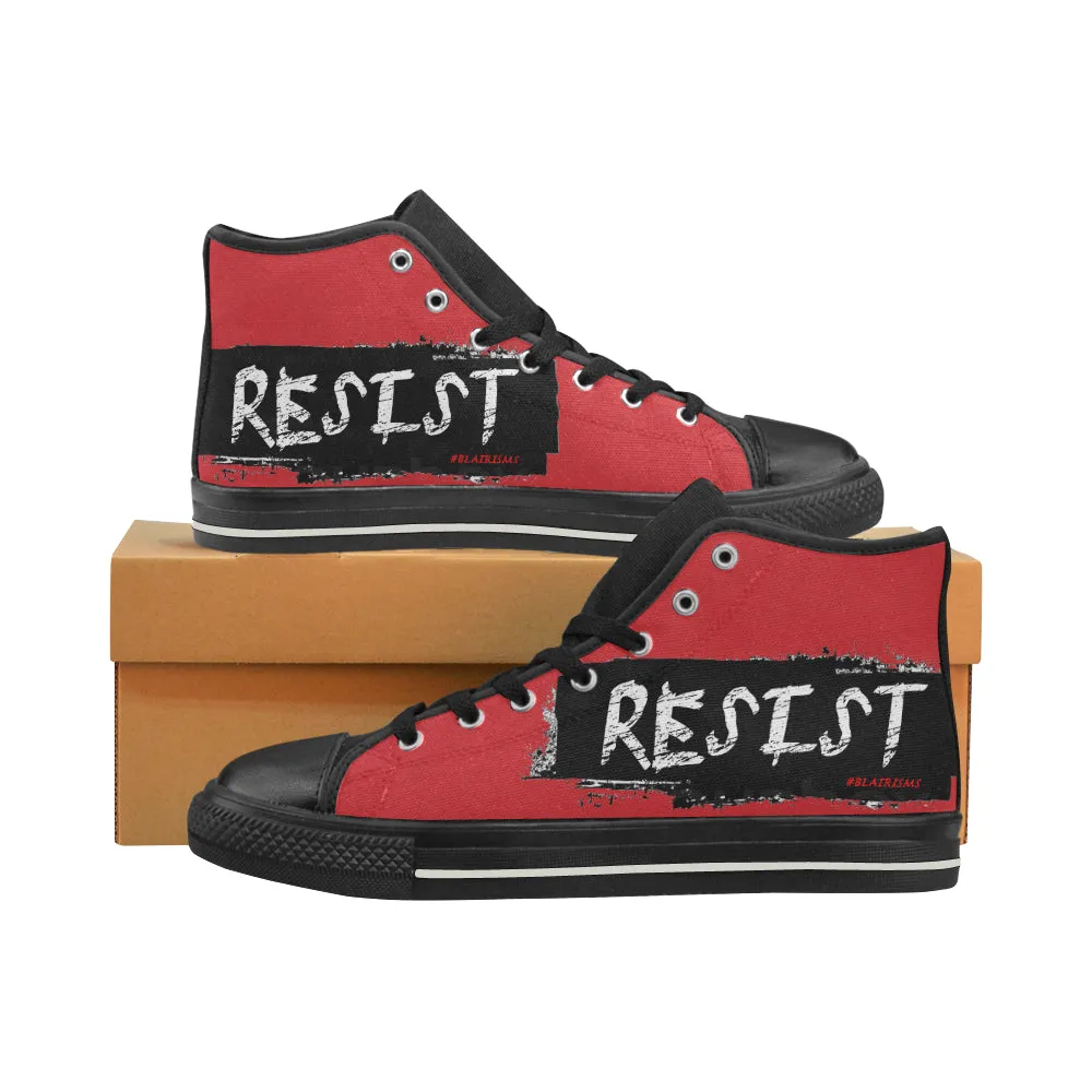 RESIST MEN'S LARGE HI-TOP SHOES (SIZE 13-14)