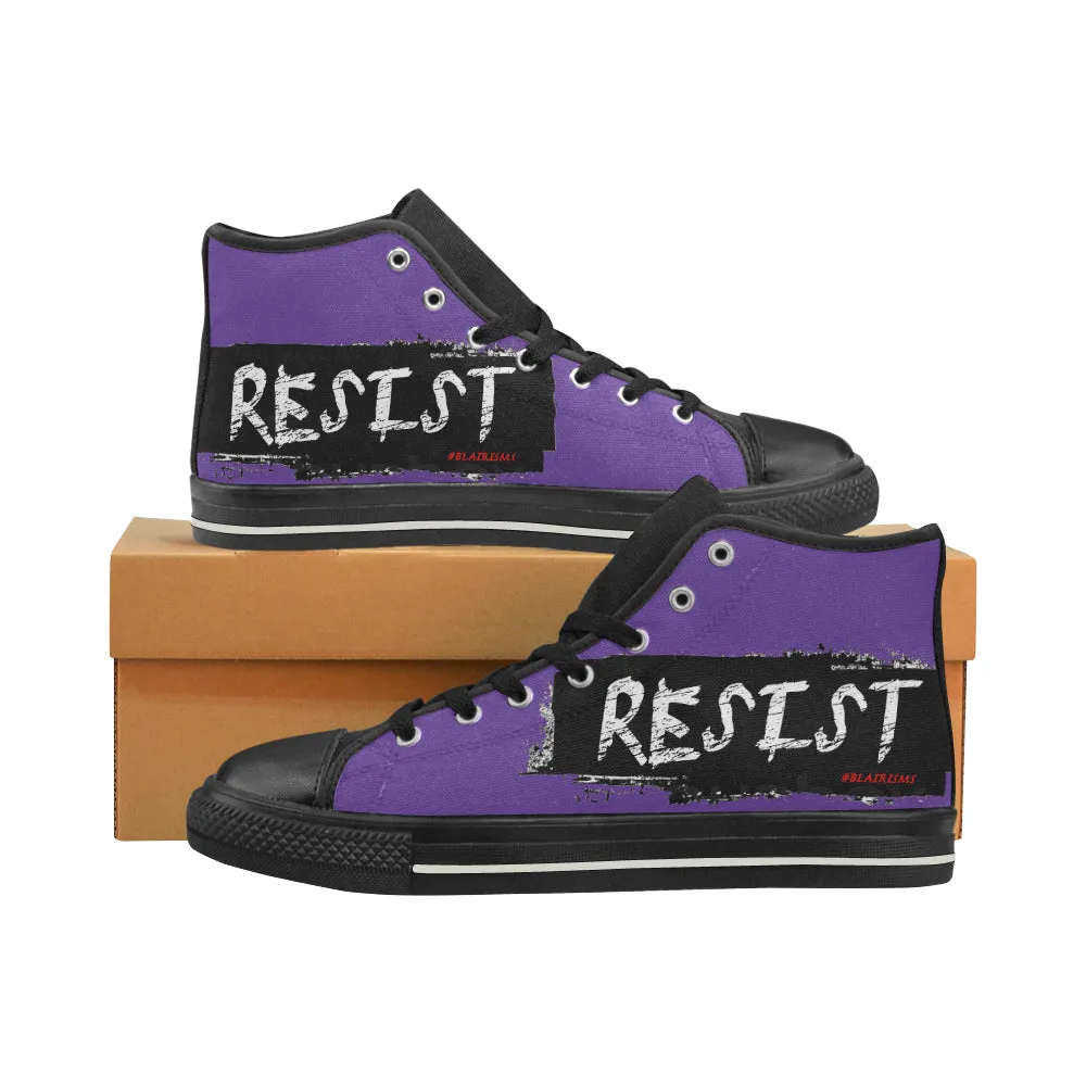 RESIST MEN'S LARGE HI-TOP SHOES (SIZE 13-14)