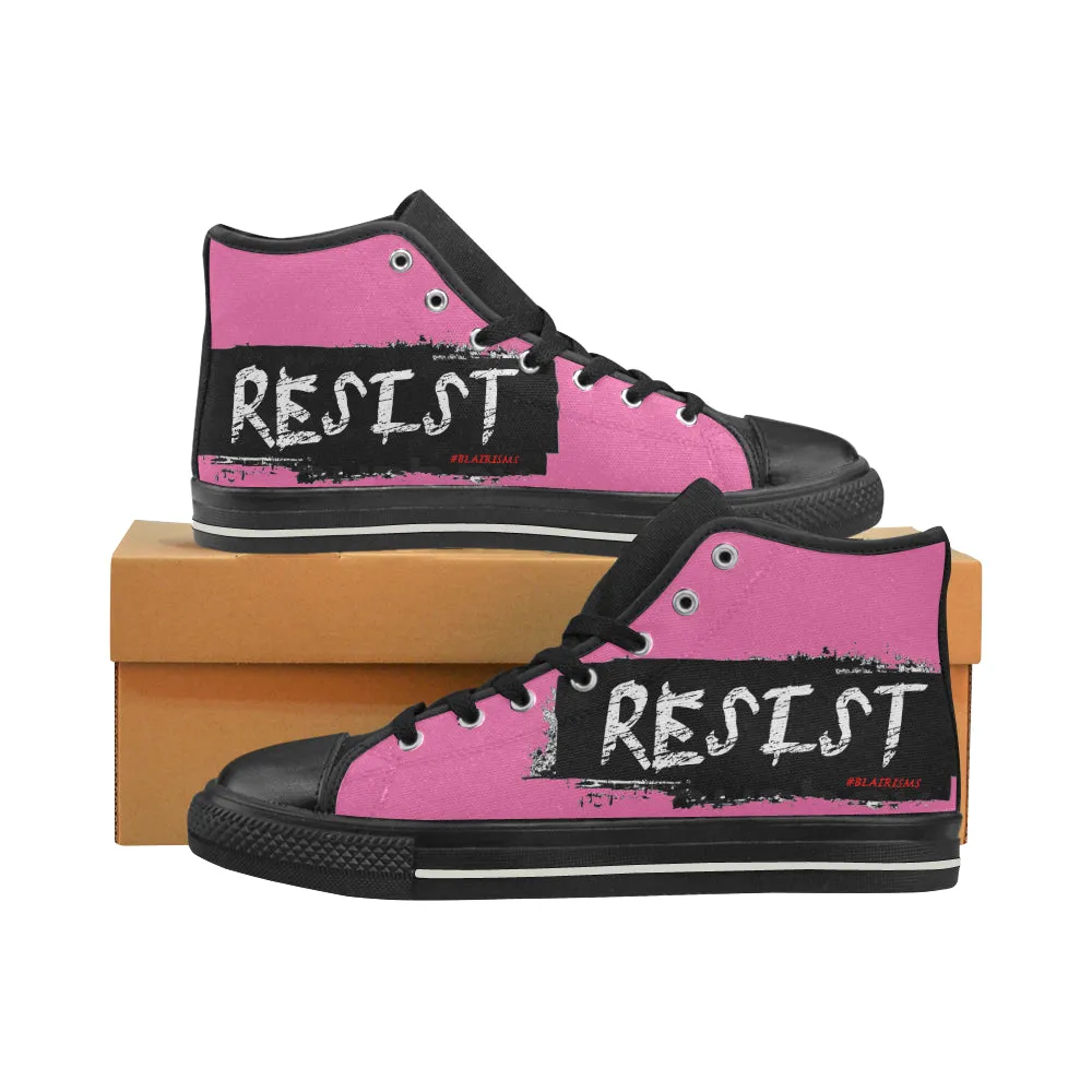 RESIST MEN'S LARGE HI-TOP SHOES (SIZE 13-14)
