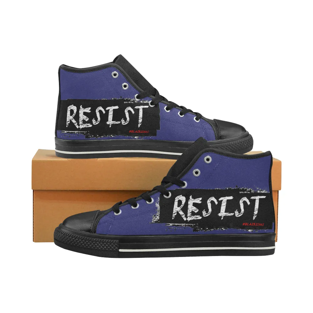 RESIST MEN'S LARGE HI-TOP SHOES (SIZE 13-14)